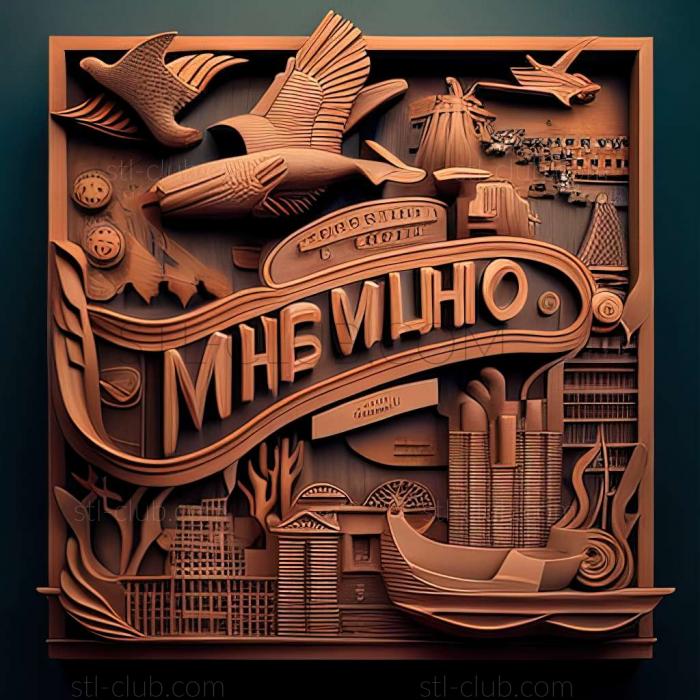 3D модель Мемфис в США (STL)